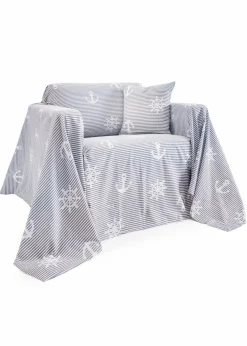Tagesdecke mit maritimen Design|bonprix Clearance