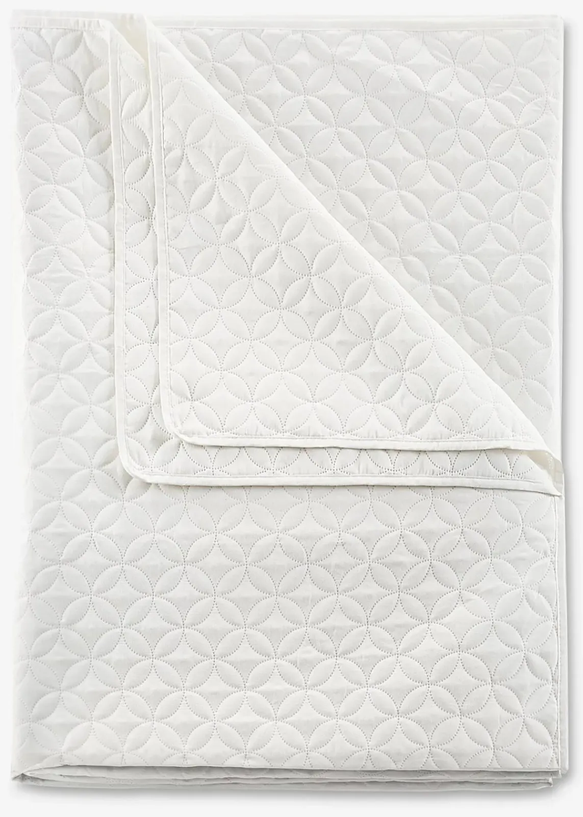 bonprix Tagesdecken & Plaids|Tagesdecken & Plaids|Tagesdecke mit Steppung creme