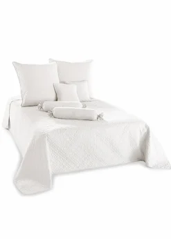 bonprix Tagesdecken & Plaids|Tagesdecken & Plaids|Tagesdecke mit Steppung creme