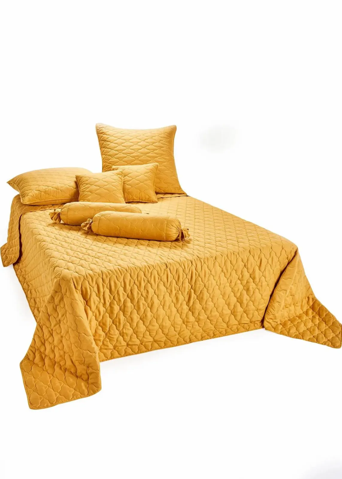 bonprix Tagesdecken & Plaids|Tagesdecken & Plaids|Tagesdecke mit Steppung senfgelb