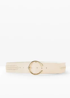 bonprix Gürtel|Schuhe & Accessoires In Spezialgrößen·Gürtel|Taillengürtel creme