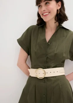 bonprix Gürtel|Schuhe & Accessoires In Spezialgrößen·Gürtel|Taillengürtel creme