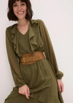 bonprix Gürtel|Taillengürtel cognac braun