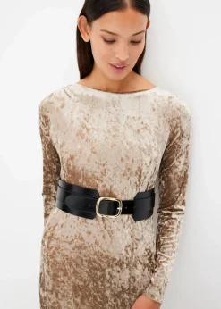 bonprix Gürtel|Taillengürtel schwarz/goldfarben