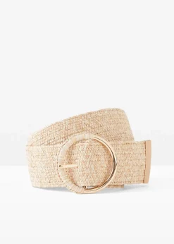 bonprix Gürtel|Schuhe & Accessoires In Spezialgrößen·Gürtel|Taillengürtel natur