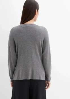 Taillierte Strickjacke aus Viskose-Mix|bonprix Hot