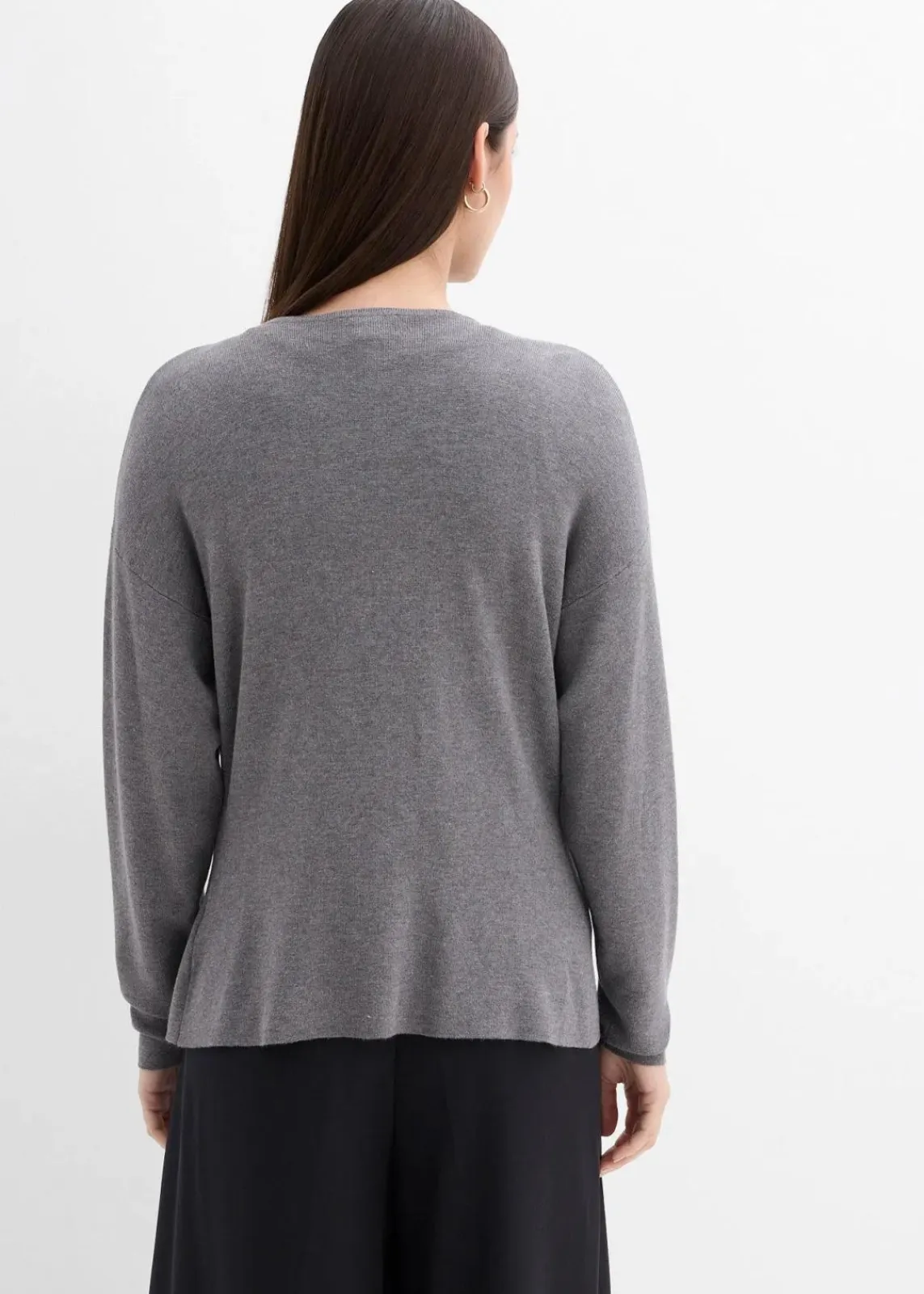 Taillierte Strickjacke aus Viskose-Mix|bonprix Hot