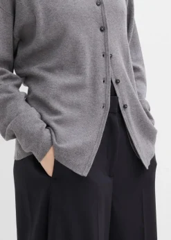 Taillierte Strickjacke aus Viskose-Mix|bonprix Hot