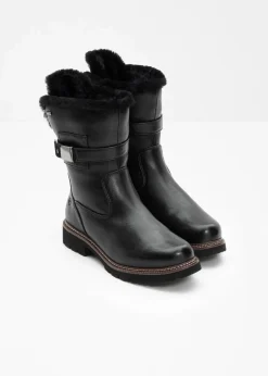 Tamaris High Heels|Gefütterte Winterschuhe|Boots schwarz