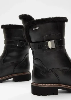 Tamaris High Heels|Gefütterte Winterschuhe|Boots schwarz