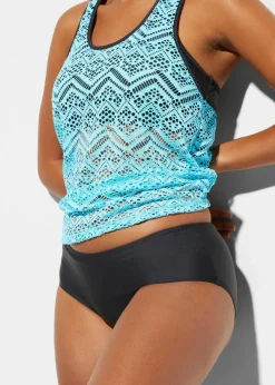 Tankini mit elastischer Spitze (2-tlg. Set)|bonprix Online