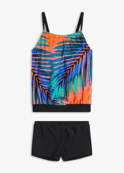 bonprix Nachhaltigere Materialien|Bedeckende Bademode|Tankini (2-tlg. Set) orange floral