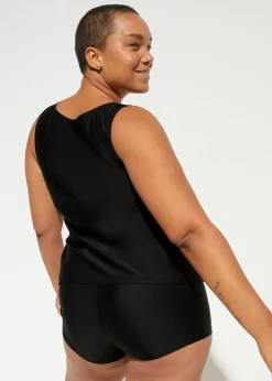 bonprix Nachhaltigere Materialien|Tankinis|Tankini (2-tlg.Set) schwarz floral