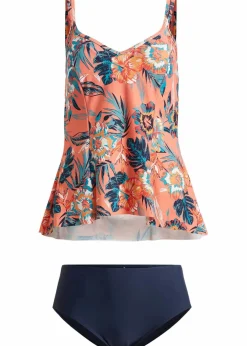 Tankini (2-tlg.Set) mit V-Ausschnitt|bonprix Discount