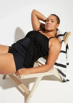 bonprix Nachhaltigere Materialien|Mix & Match|Tankinioberteil aus Spitze schwarz