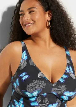 Tankinioberteil mit Bindebändern|bonprix New