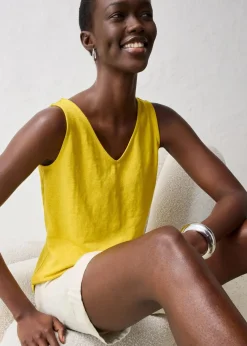 Tanktop aus reinem Leinen|bonprix Clearance