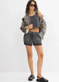 bonprix Shirts & Tops|Nachhaltigere Materialien|Tanktop aus reiner Bio-Baumwolle schiefergrau washed