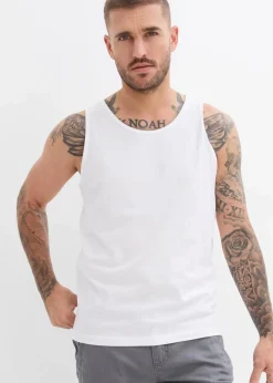 bonprix Shirts & Polos|Sportbekleidung|Tanktop (3er Pack) weiß+weiß+weiß