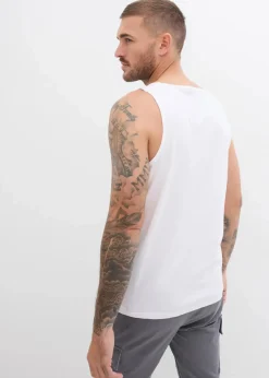 bonprix Shirts & Polos|Sportbekleidung|Tanktop (3er Pack) weiß+weiß+weiß