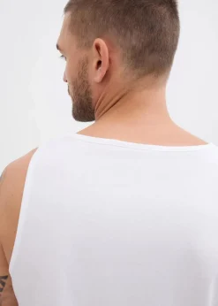 bonprix Shirts & Polos|Sportbekleidung|Tanktop (3er Pack) weiß+weiß+weiß