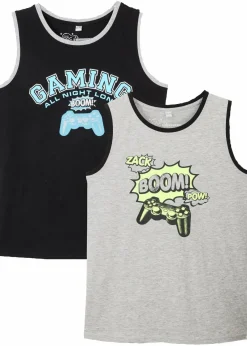 Tanktop mit Bio-Baumwolle (2er Pack)|bonprix New