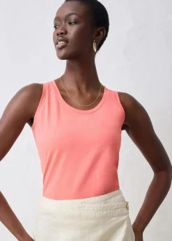 bonprix Shirts & Tops|Premium|Tanktop mit Seidenanteil helllachs