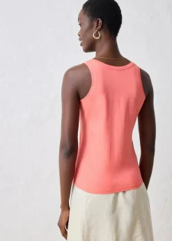 bonprix Shirts & Tops|Premium|Tanktop mit Seidenanteil helllachs