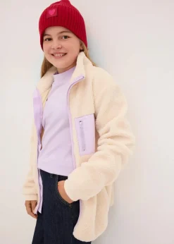 Teddy-Fleece Jacke|bonprix New