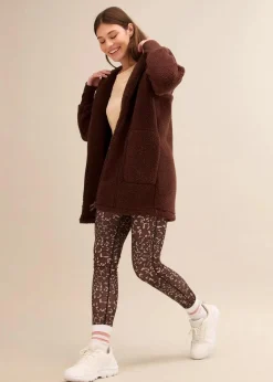 bonprix Jacken & Mäntel|Sweat|Teddy-Fleece Jacke terrabraun