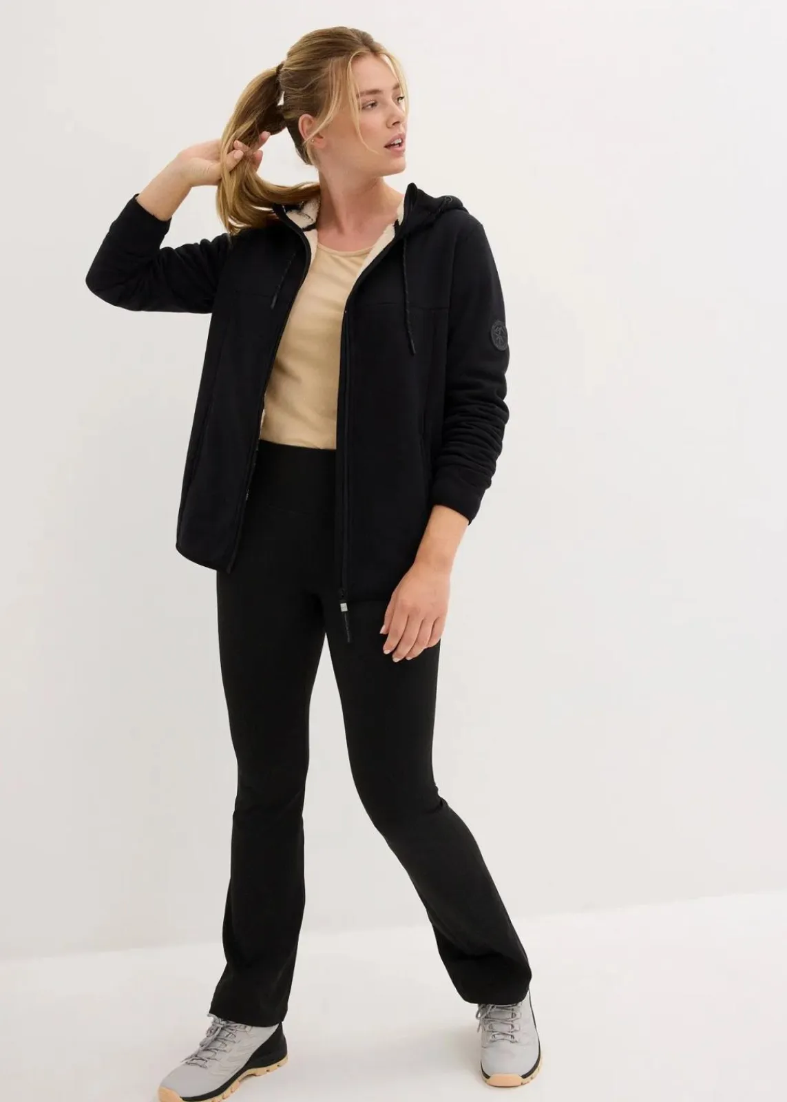 Teddy-Fleece Jacke|bonprix