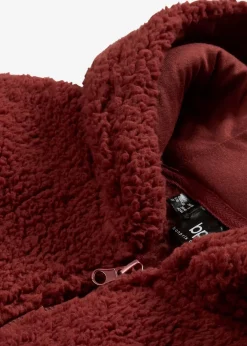 Teddy-Fleece Jacke in A-Linie mit Seitenschlitzen|bonprix Best