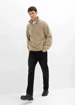 Teddy-Fleecepullover mit praktischen Reißverschlusstaschen|bonprix Hot