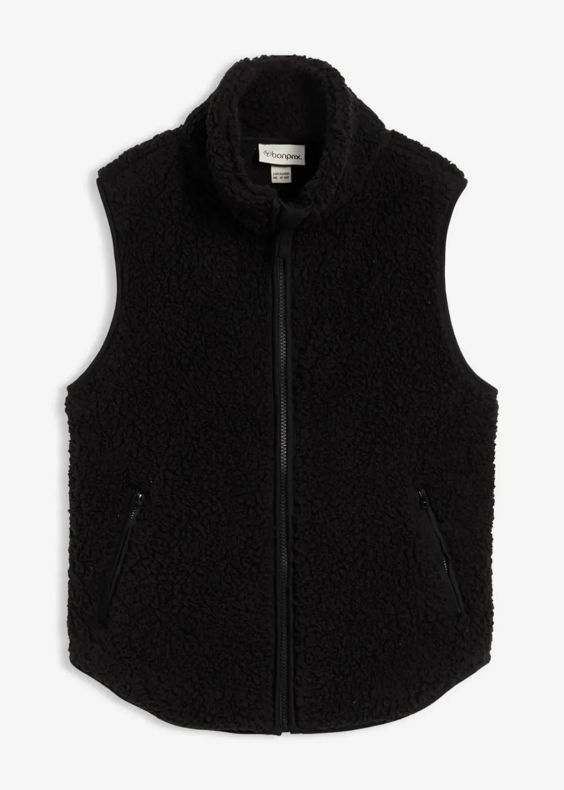 bonprix Mädchen 9-16 Jahre·Jacken & Outdoor|Teddy-Weste schwarz