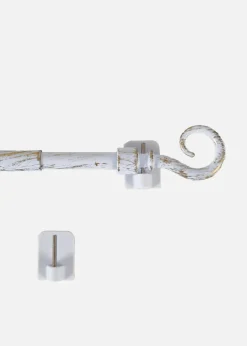 bonprix Gardinenstangen & -Zubehör|Teleskopstange ausziehbar Schnecke weiß