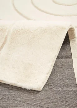 bonprix Veloursteppiche|Teppich in Hoch-Tiefstruktur natur