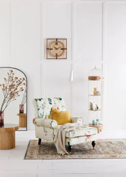 bonprix Veloursteppiche|Teppich in Orient Musterung natur