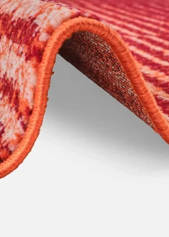 bonprix Veloursteppiche|Teppich mit dezenter Musterung terra