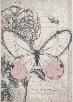 Teppich mit großem Schmetterling|bonprix Sale