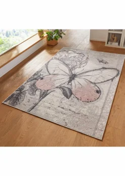 Teppich mit großem Schmetterling|bonprix Sale