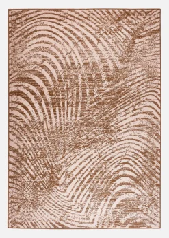 bonprix Veloursteppiche|Teppich mit malerischer Musterung braun