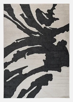 bonprix Veloursteppiche|Teppich mit moderner Musterung anthrazit