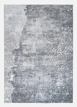 bonprix Veloursteppiche|Teppich mit moderner Musterung anthrazit