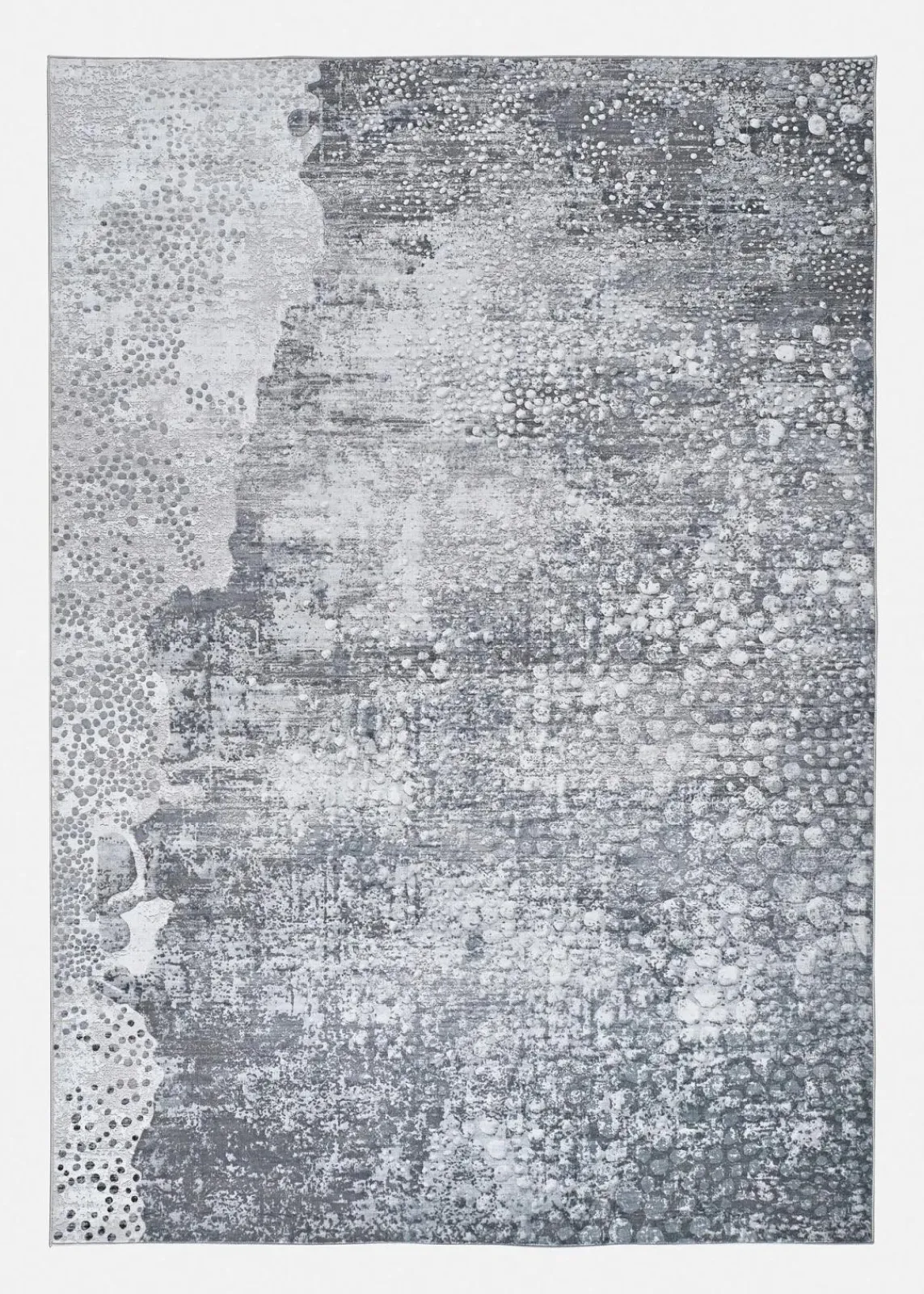 bonprix Veloursteppiche|Teppich mit moderner Musterung anthrazit