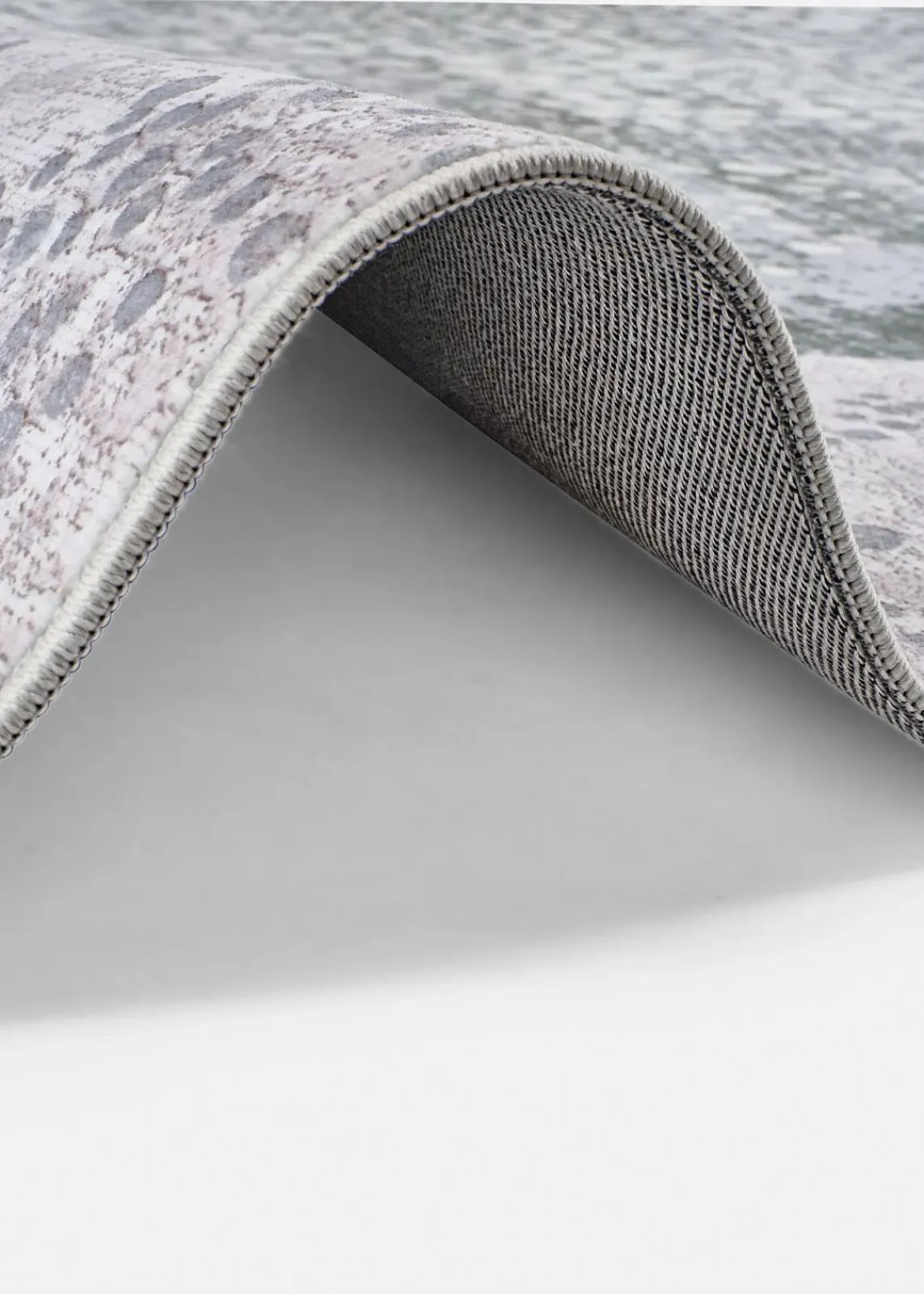 bonprix Veloursteppiche|Teppich mit moderner Musterung anthrazit