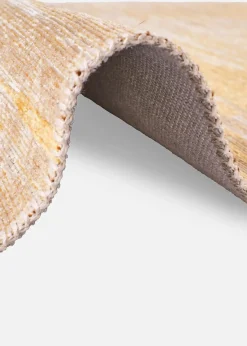 bonprix Flachgewebe-Teppiche|Teppich mit moderner Musterung gold