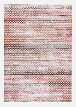 bonprix Veloursteppiche|Teppich mit moderner Musterung bunt