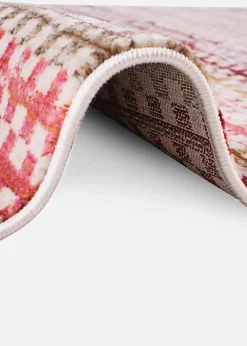 bonprix Veloursteppiche|Teppich mit moderner Musterung bunt