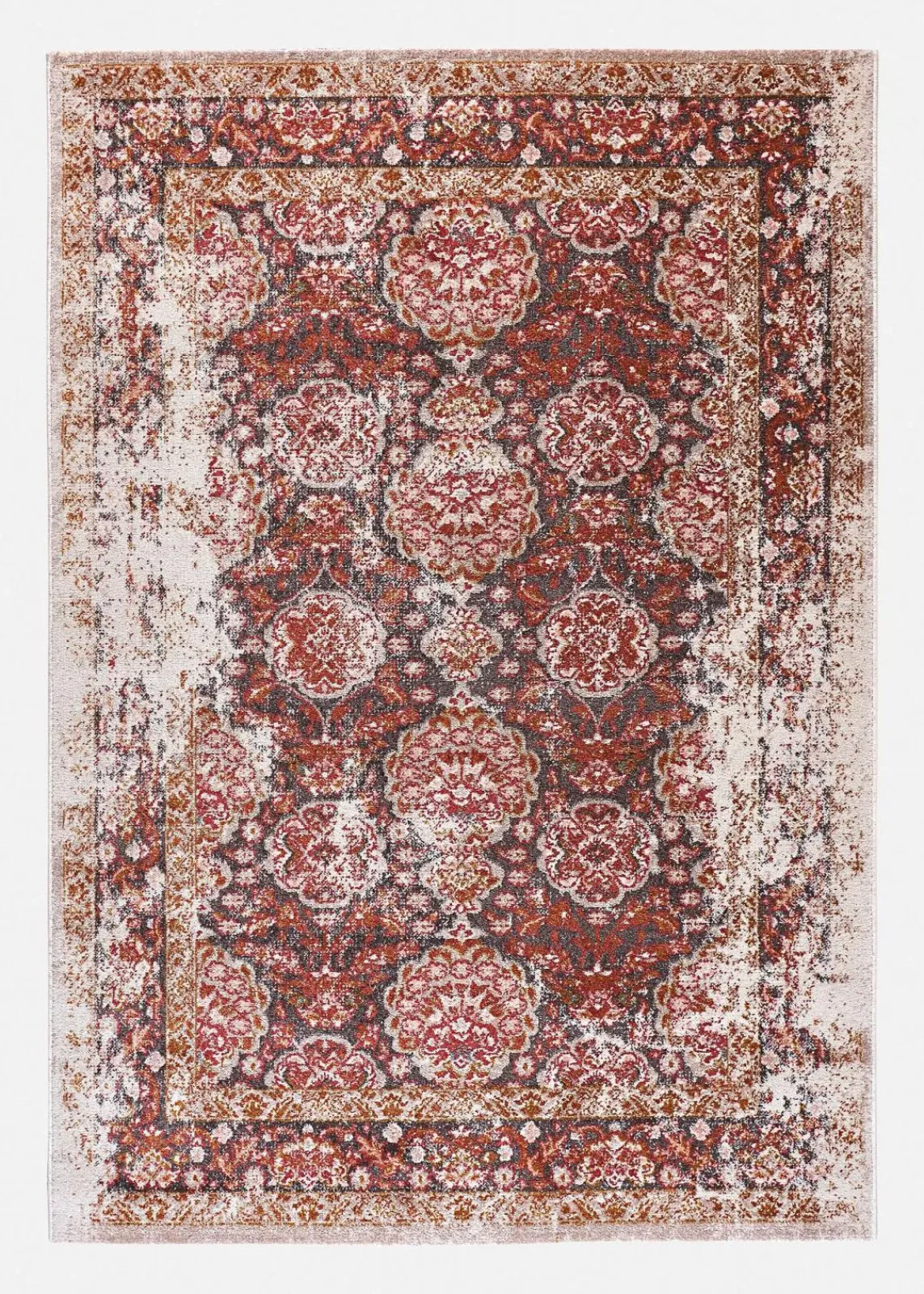 bonprix Veloursteppiche|Teppich mit orientalischer Musterung braun