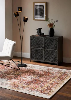 bonprix Veloursteppiche|Teppich mit orientalischer Musterung braun